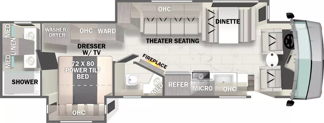 Georgetown 7 Series Gt7 36D7 Floorplan