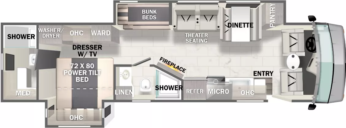 Georgetown 7 Series Gt7 36K7 Floorplan