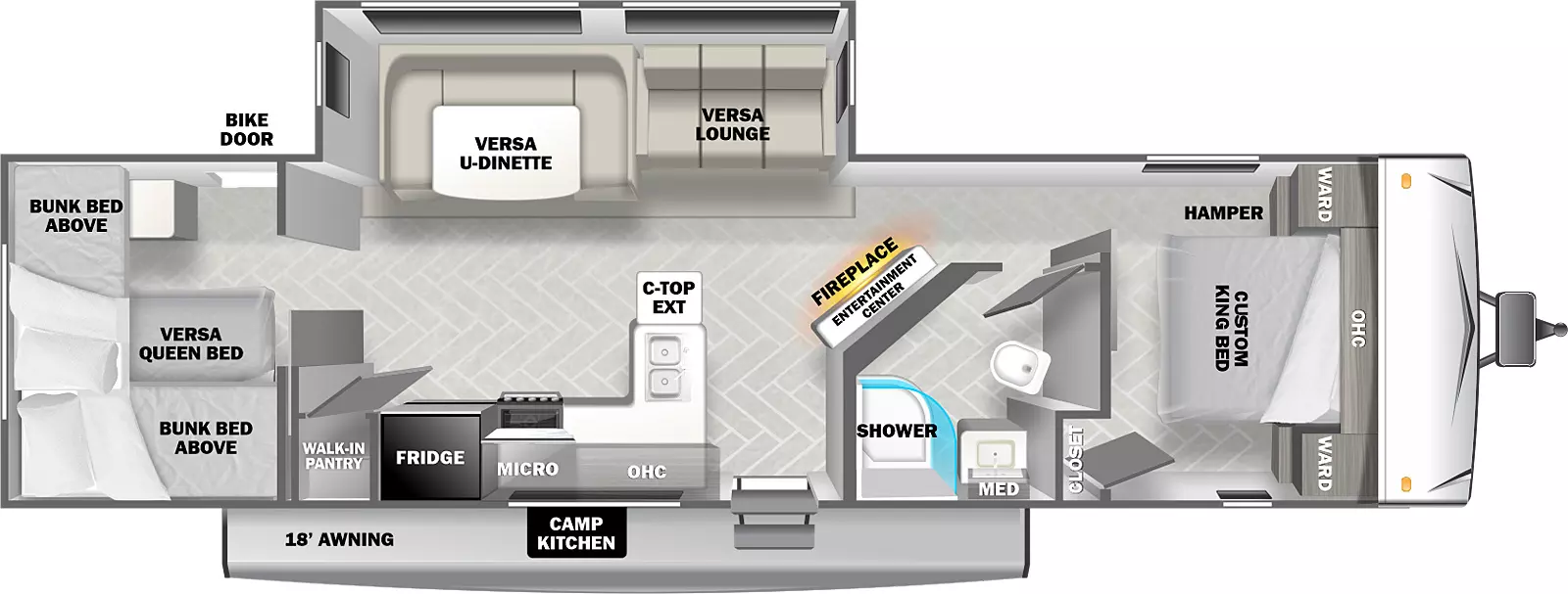 Wildwood Southwest T29VBUD Floorplan