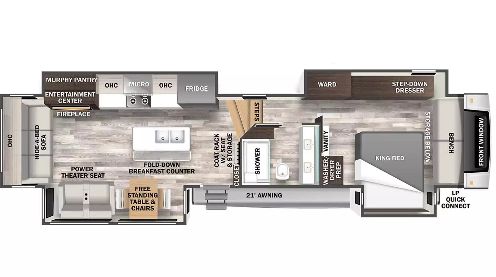 380RL Floorplan Image