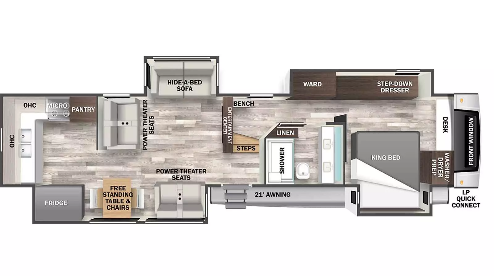 390RK Floorplan Image