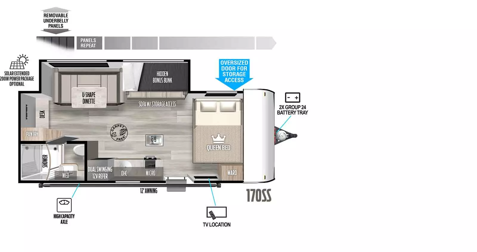 170SS Floorplan Image