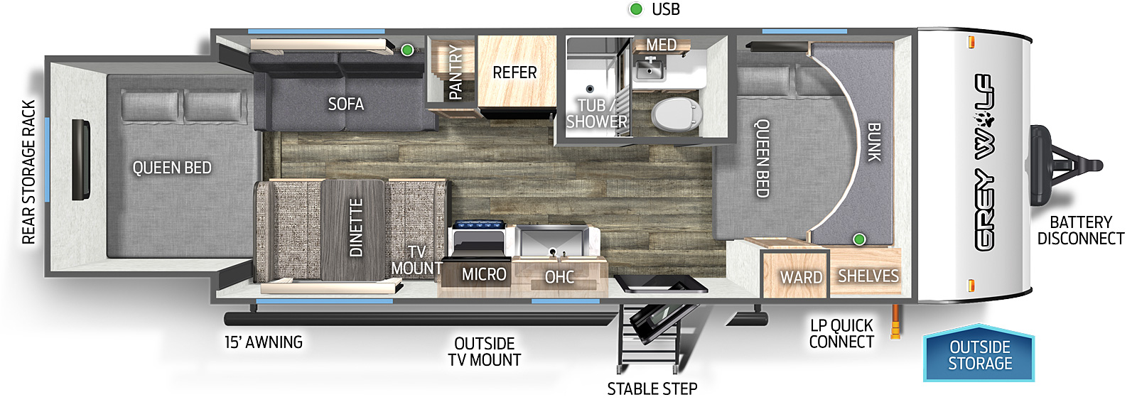 Cherokee Black Label 19SMBL Floorplan