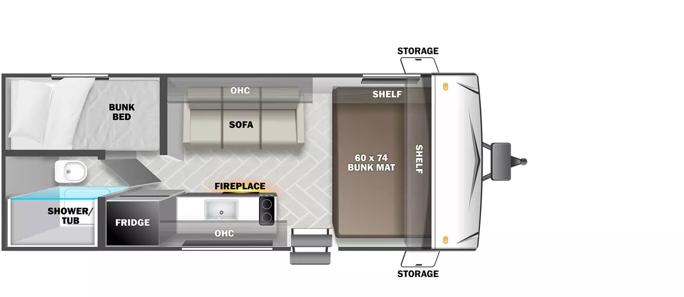 175BHCE Floorplan Image