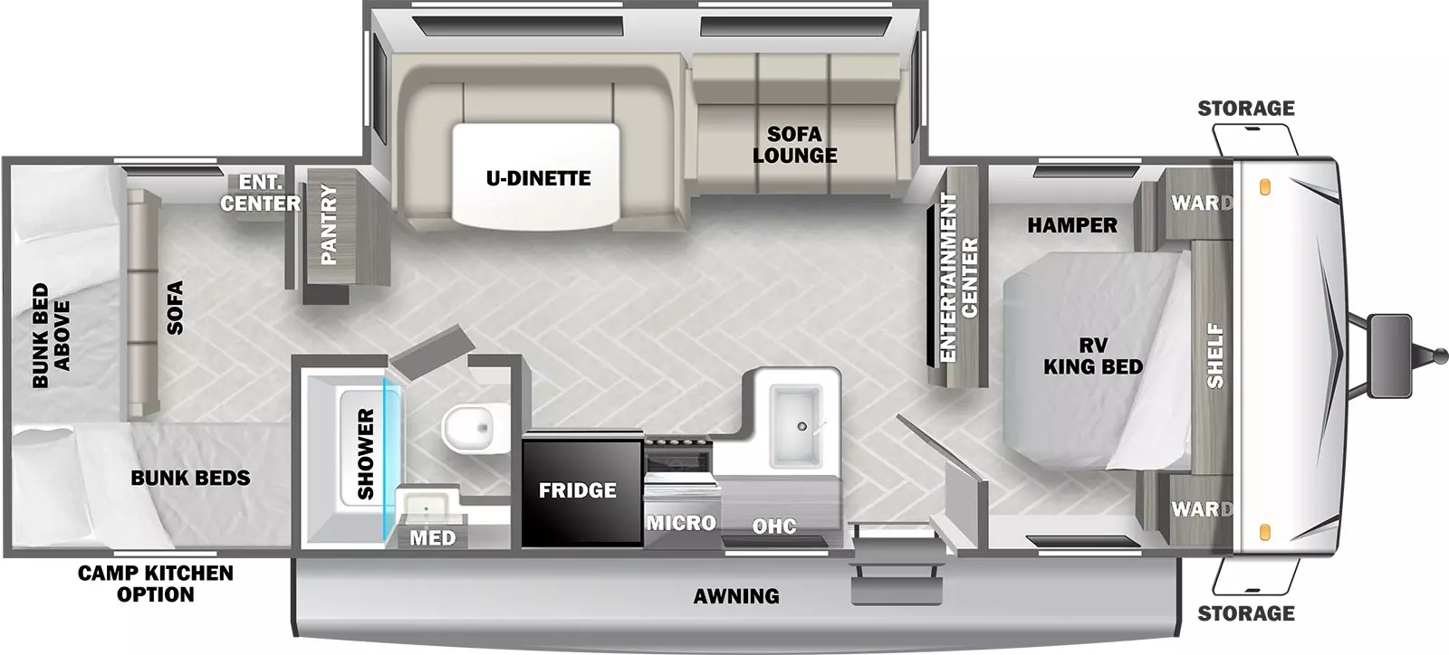 Evo East T2700QBL - DSO Floorplan