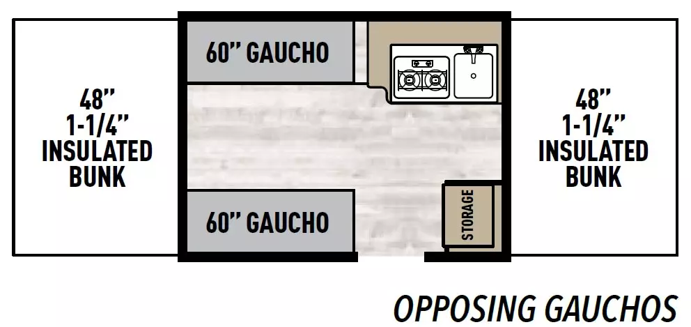 Viking Camping Trailers 1706XLS - DSO Floorplan
