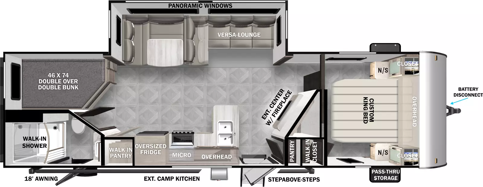 Wildwood Northwest T26DBUD Floorplan