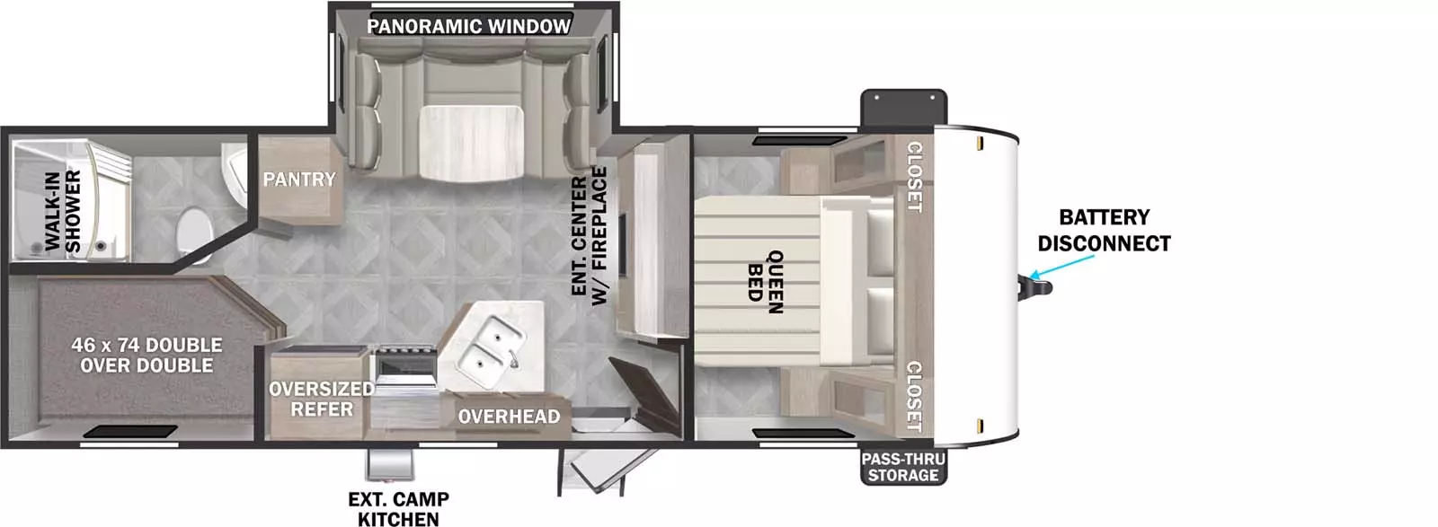 243BHXL Floorplan Image