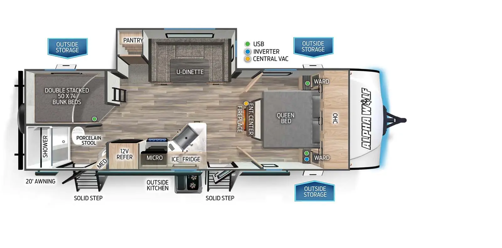 23DBH-L Floorplan Image