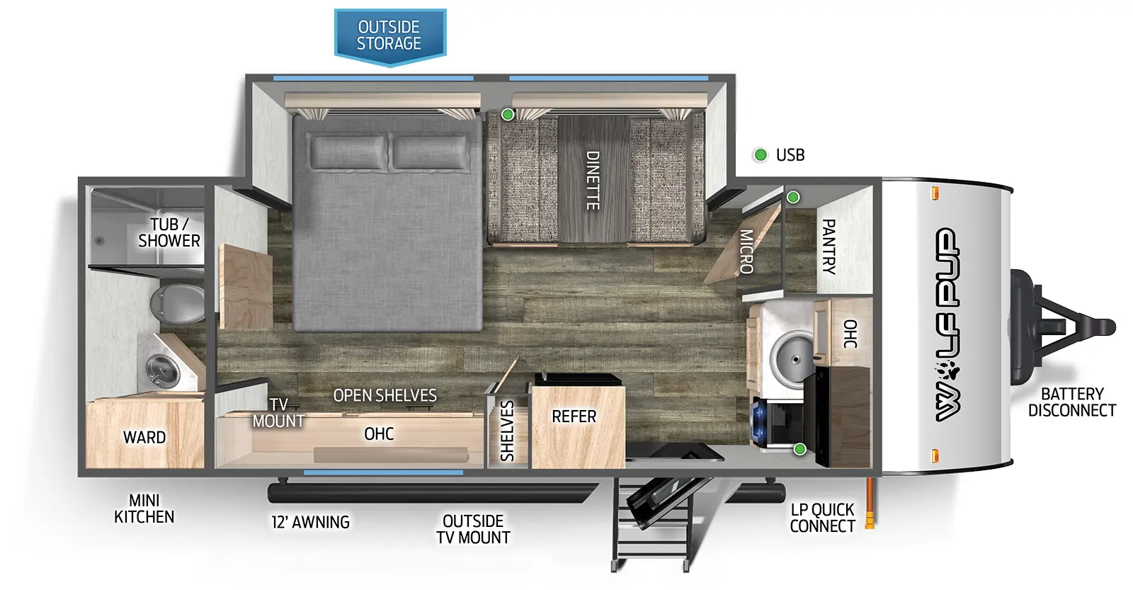 Cherokee Black Label 18CBWBL Floorplan