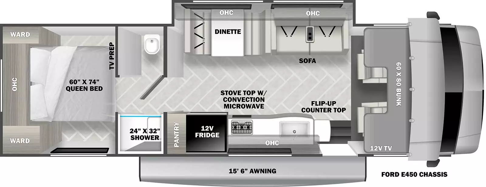 Sunseeker Le 2850SLE Floorplan