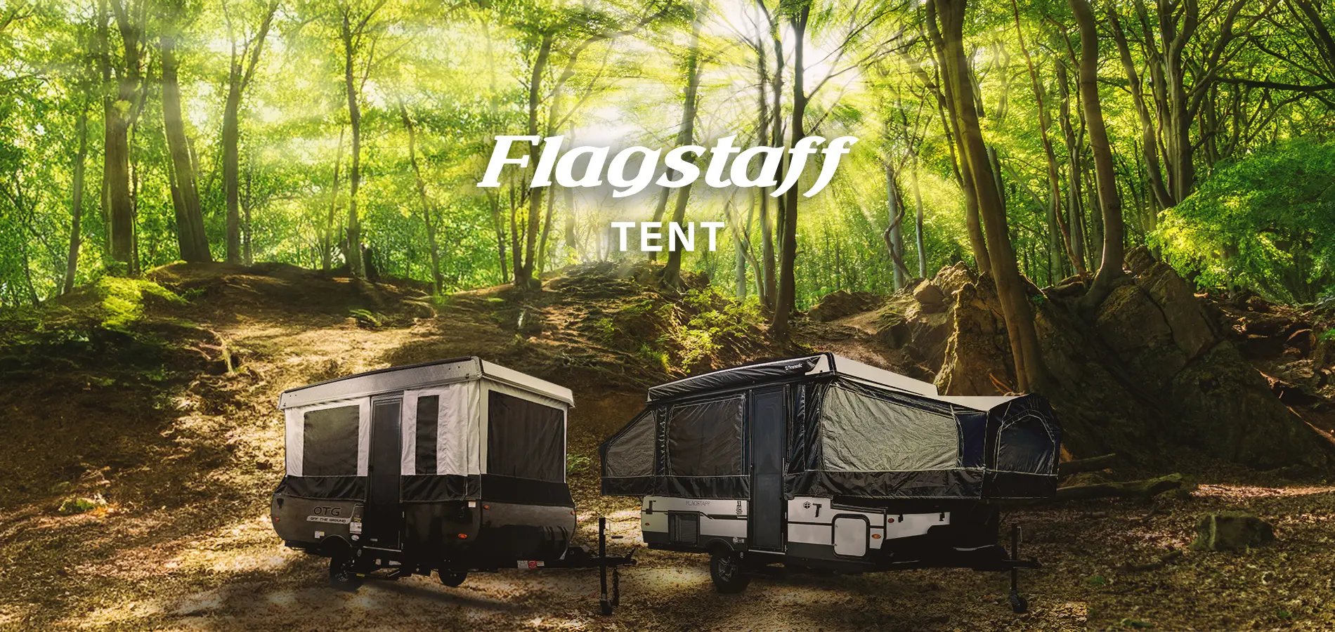 Pop up trailer clearance with bathroom