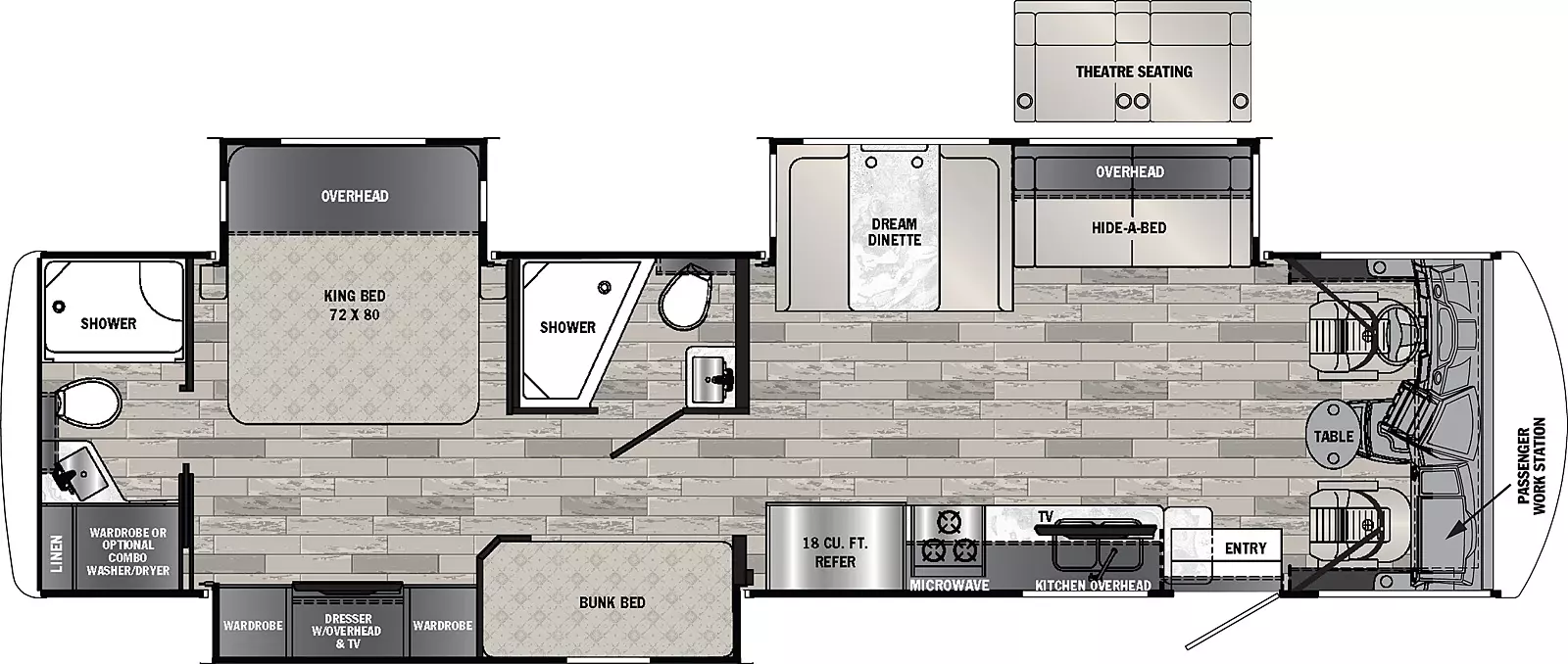 Georgetown 5 Series Gt5 36B5  - DSO Floorplan