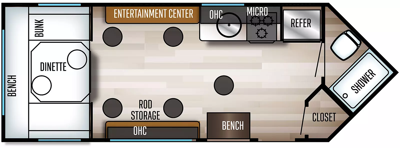 Grey Wolf 17BB Floorplan