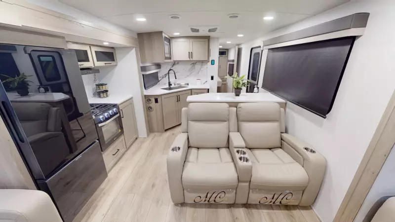 Flagstaff Super Lite Travel Trailers Main Room